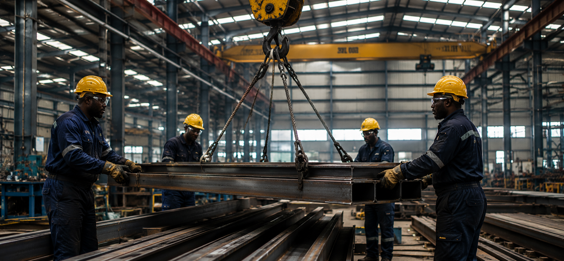 Crane lifting rods